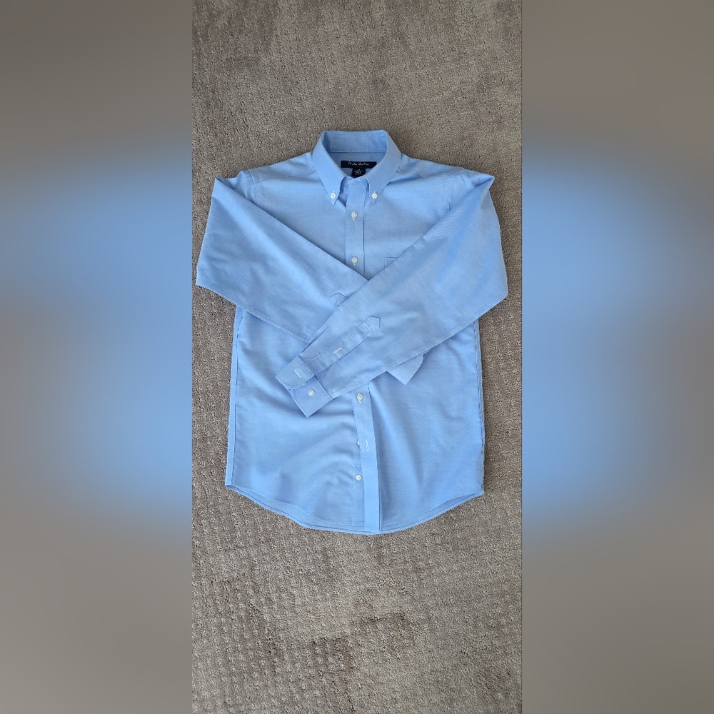 Brooks Brothers light blue Boys Dress Shirt Size 14